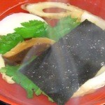 赤乃れん - この日最後のお雑煮です（お餅ぬき）