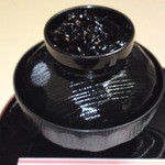 赤乃れん - お汁粉です、昆布が嬉しい(*^艸^*