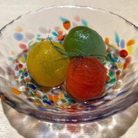 銀座 結絆 - ミニトマトのコンポート