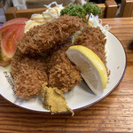 なか里 - カキフライ　750円