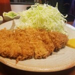 卯作 - ランチのロースカツ定食　800円