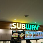 SUBWAY - 店頭上部 電飾看板 SUBWAY