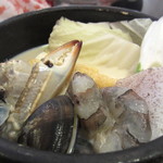 錦そや - 海老に大あさり、蟹さん。