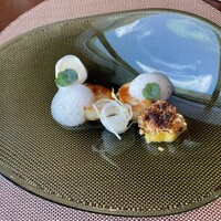 ピエール - 帆立、アンディーブ、コールラビ