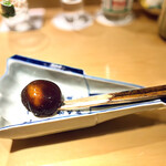 銀座 しのはら - ◎ 黒糖本葛のゆり根入りのお饅頭