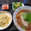 江川食堂 - ラーメンとチャーハンのセット