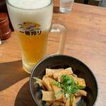 Sanukiya - 生ビールとおつまみメンマ