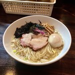 麺座 かたぶつ - 背脂生姜梅シソ塩ラーメン