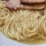 麺座 かたぶつ - 背脂生姜梅シソ塩ラーメン
