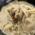 Sakae Chaya - 自然薯蕎麦は、食べる前に、良く混ぜます。