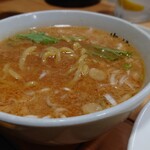 らーめん処 歩や - 味噌つけ麺 つけ汁