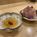 Yakitori Taniguchi - ささみ刺し白醤油