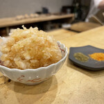 焼鳥 谷口 - 鬼おろしと薬味