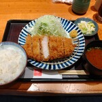 とんかつ 田 - ランチロースかつ定食（120g）［1,020円］