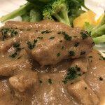 ラ パンダ ジャッラ - あぶくま豚バラ肉のピエモンテ風