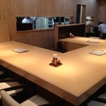 蕎麦さとう - カウンター