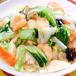 Shrimp Yakisoba (stir-fried noodles)
