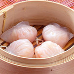 蒸虾饺子