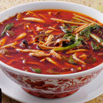 Sichuan Super Spicy Soba / Sichuan Style Tantan Noodles / Super Spicy Soup Soba with Pork Liver
