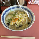 Mikichiyan - 五目ラーメン、塩の方。あえて。