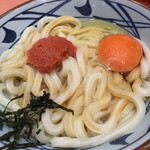 丸亀製麺 - 明太釜たまうどん