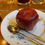 スマトラカレー 共栄堂 - 焼きりんご