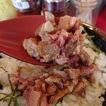 家系ラーメン たつ家 - シンプルでホロホロのチャーシュー。 肉の風味が良く分かりとても美味しい。