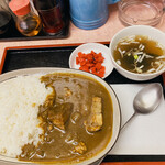 味の舘 - チャーシューカレー850円