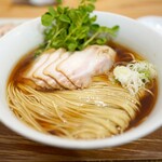 Ramen Le Dessin - Shoyu Ramen with Duck and Chicken Broth, JPY 1000