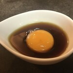 Yakiniku Horebore Tsutsujigaoka - ５秒ロースは卵に付けてすき焼き風に