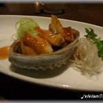 蝦夷鮑の紹興酒風味蒸し