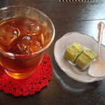 向日葵 - ランチデザートの一口アイス