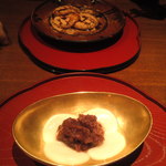 十割そば 素屋  - 安倍川もちと小豆もち