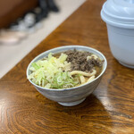 Takekawa Udon - 肉うどん中（500円）2