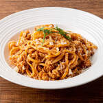 Bolognese fresh pasta using Banshu Hyakuchidori mince