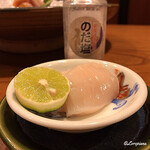 千陽 - 野田産の帆立をのだ塩で