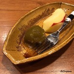 千陽 - 青梅蜜煮と八戸産の林檎