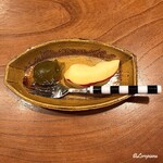 千陽 - 青梅蜜煮と八戸産の林檎