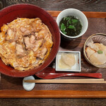 鳥割烹 水炊き 葉〆 - カシューナッツ豆腐と岩のりのお吸い物と生姜
