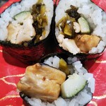 Mawaru Sushi Mekkemon - 焼さばと高菜巻き