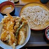 Tendon Tenya - 元祖オールスター天丼 小そばセット(940円)