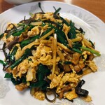 新華園 - ムースーロー風なオイスター炒め♪