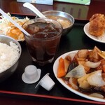 阿福 - 鶏肉の甘酢ランチ 650円