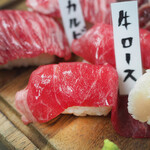 Domestic beef meat Sushi beef loin