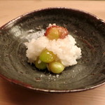 緒方 - 銀杏の飯蒸し　　(2012/11)