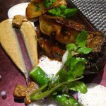 レストラン バカール - フォアグラと「フレッシュポルチーニ」