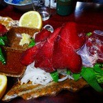 酒蔵新潟 - 鹿刺し