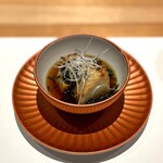 神楽坂 よこ田 - 海老芋の煮おろし