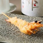 四季の串揚げ 揚千 - 天使の海老