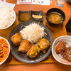 Karayoshi - 定食にナポリタンとヤムニョンチキン2個追加